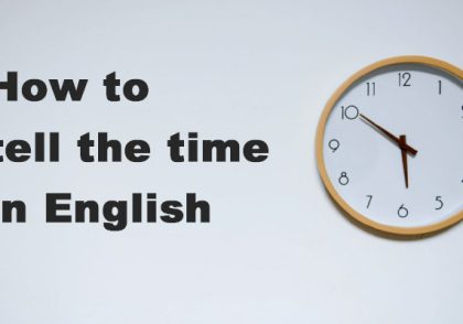 زمان در انگلیسی