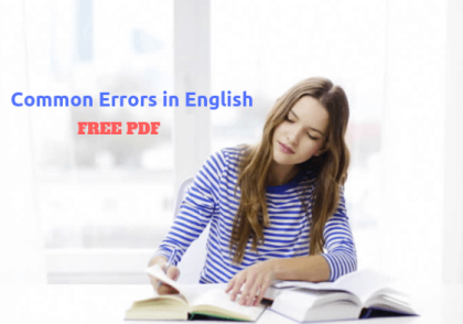 خطاهای رایج در انگلیسی